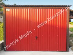 czerwony blaszak 3x5 z frontu